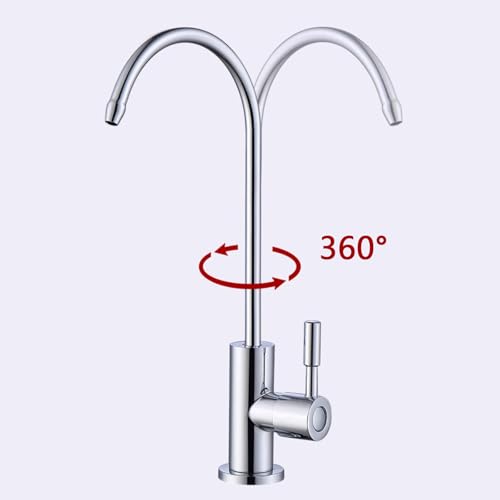 Filtre Tap anti-éclaboussures avec robinet rotatif en acier inoxydable