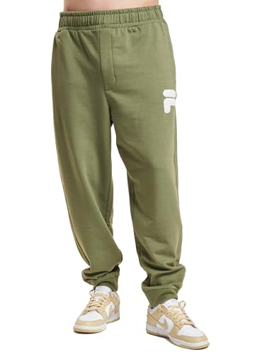 Pantalon de sport Fila vert homme Fam0138 anti-transpiration contre le froid