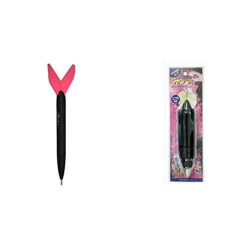 サニー商事(SANY) ウキ アポロウキ 12号 ピンク & アポロカゴ 12号 ブラック【セット買い】