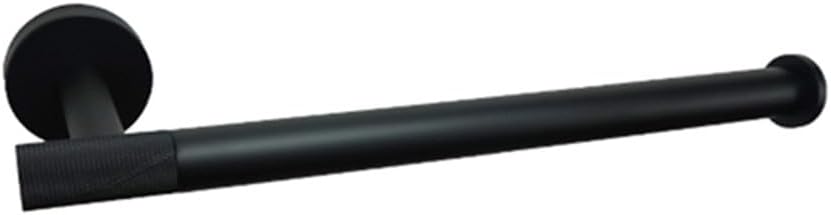 Bathroom Accessories Towel Rack Shelf Matte Black Towel Ring Hanger Wall Mounted Paper Holder Toilet Brush Holder Robe Coat Hook,Paper Holder (Towel Ring a)