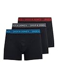 Hohe Flexibilität JACK & JONES Junior Jungen Jacwaistband Trunks 3 Pack Noos Jr Boxershorts, Grau, 176 EU