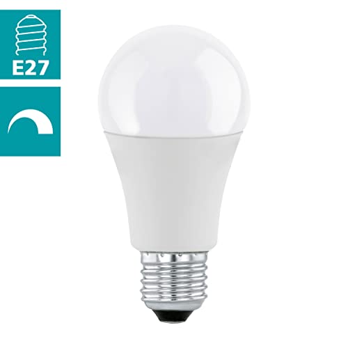Eglo Dimmable E27 LED Light Bulb Milky, Opaque Edison lamp, 11 watt (Equivalent to 75 watt), 1055 Lumen, Warm White Glow - Image 2