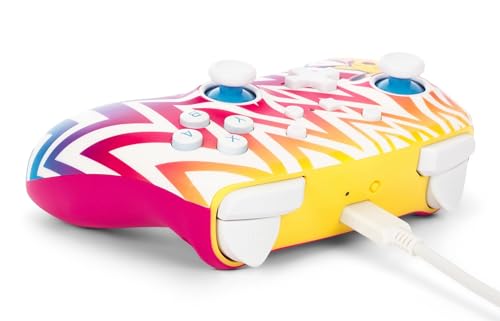 Image of PowerA Enhanced Wireless Controller - Nintendo Switch /Switch Lite /Switch-OLED Model, Nintendo Switch 2, Pikachu Vibrant, Gamepad, Bluetooth, Advanced Gaming Buttons, officially licensed
