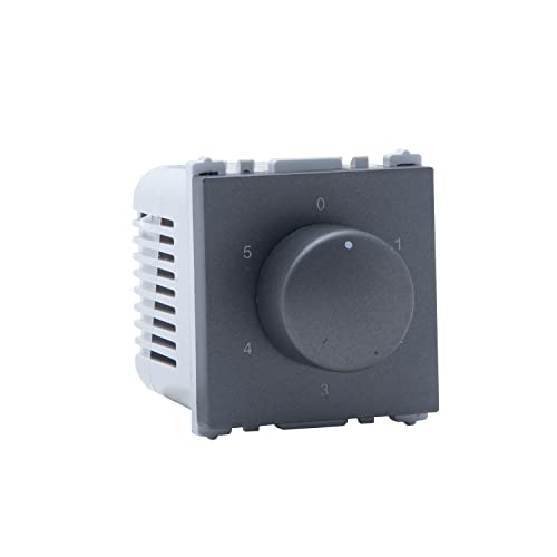 Image of Wipro Northwest Nowa Fan Regulator 5+1 Position Step Type, Silver Grey (pack of 6)
