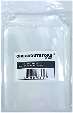 50 CheckOutStore Clear Storage Pockets (5 5/8 x 7 3/8) image 2