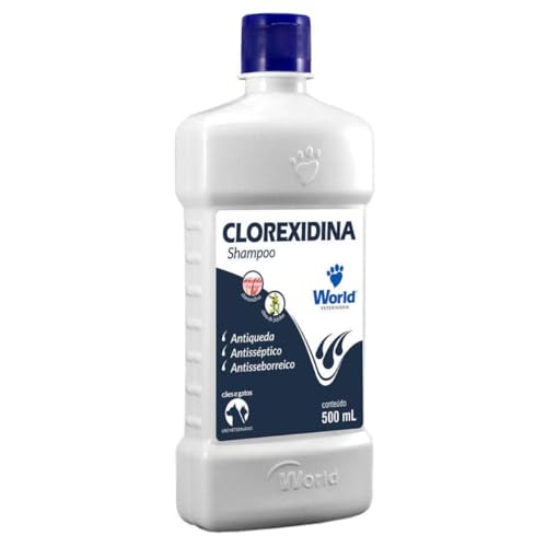 2 Shampoo Clorexidina Dugs Cães Seborreia Anti Queda 500ml Cada