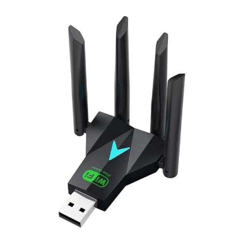 Dual Band 1300Mbps VViFi USpB Adaptier 2.4G/5Ghz Wi-Fi DongIe USpB3.0 802.11AC 4-Angten Wirreless Signal Adapter for PC/Laptop Driver