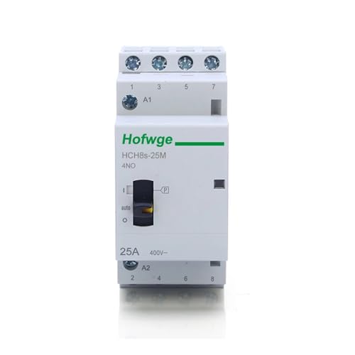 Contacteur modulaire avec commande manuelle pour circuit AC24V - 3