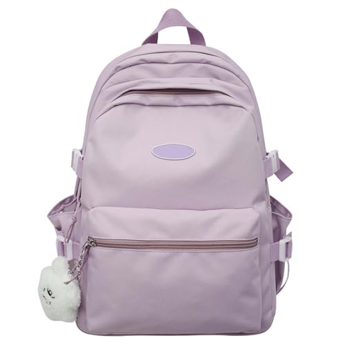 Sac à dos ordinateur portable étanche grande capacité uni pour étudiant