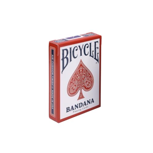 Bandana Bicycle Playing Cards (Sun Bleached Crimson)