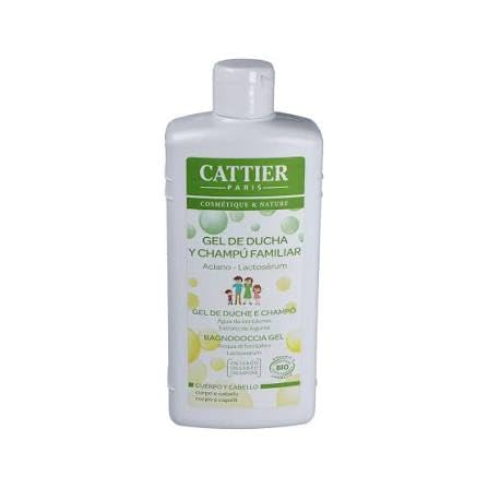 Gel de baño Cattier de leche de avena pack de 2 unidades de 500ml para la higiene familiar