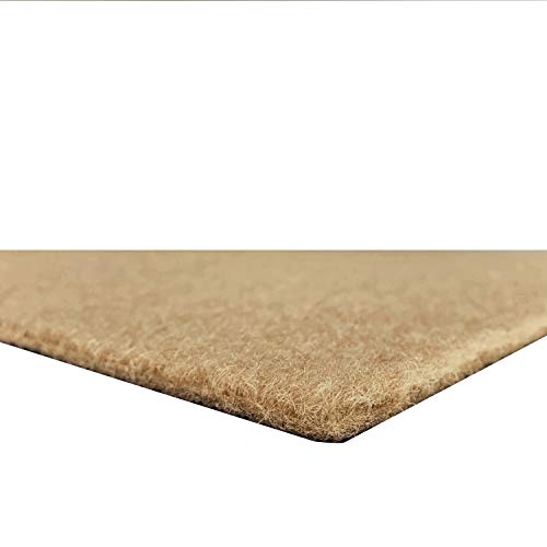 ZGR Runner Rug 4 ft x 9 ft Carpet Runners, Indoor/Outdoor Hallway Kitchen Entryway Bedroom Area Rugs with Natural Non-Slip Rubber Backing, Garage mat, Sand, Custom
