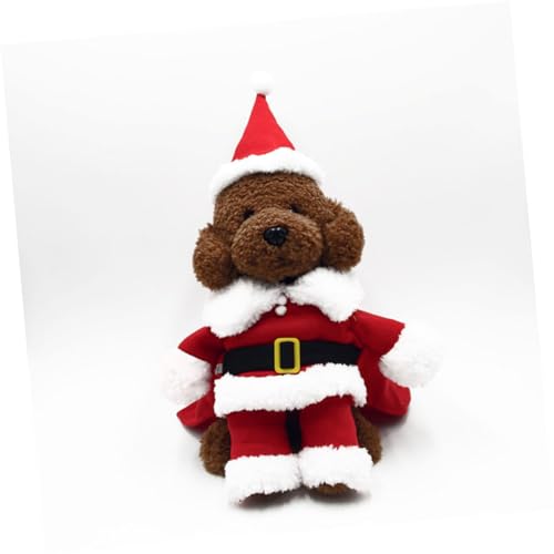 Disfraz de Santa para perro VANZACK XS Rojo miniatura 5