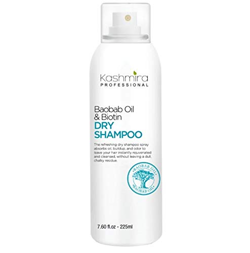 Baobab Oil & Biotin Dry Shampoo Deja tu cabello rejuvenecido y limpio al instante