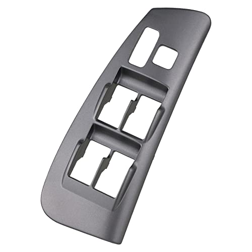 TQPONLY Door Window Switch Bezel Front Driver Side Compatible with 2003-2008 Toyota Matrix Pontiac Vibe Accessories Replaces 74232-01030 (Gray)