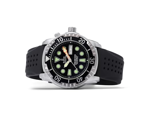 Image of RATIO FreeDiver Helium-Safe Dive Watch Sapphire Crystal Automatic Diver Watch 1000M Water Resistant Diving Watch for Men (White)