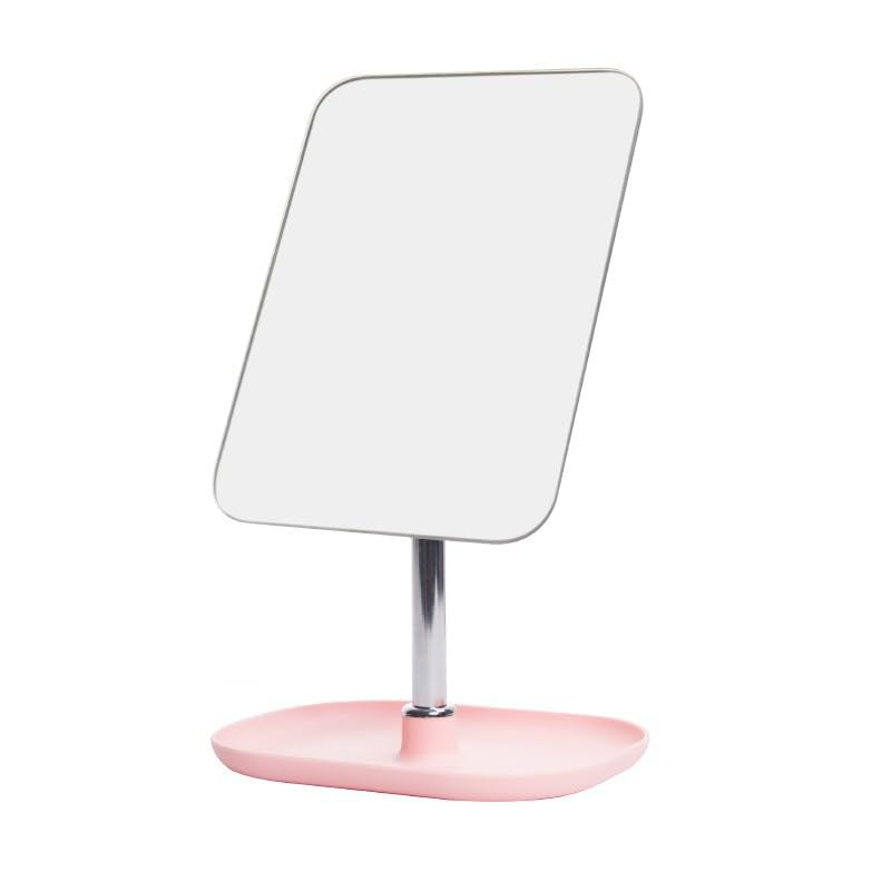 WE-CEF Large Table Desk Mirror with Stand for Office Desktop, Makeup Vanity and Bathroom Countertop - Personal Adjustable Face Mirror - 1pcs-image-43
