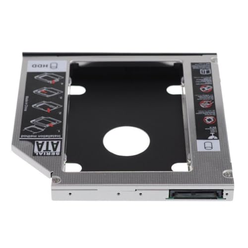 Adaptador Caddy Universal 9.5mm SATA a SATA para Disco Duro Laptop miniatura 4