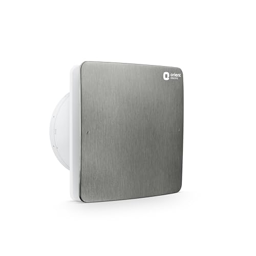 Image of Orient Ventro exhaust 150 mm | Graphite Grey | Glass and wall mountable | Elegant design with high performance | Noiseless Operation | 2 year warranty