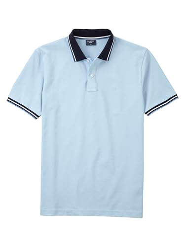 OLYMP Herren Polo-Shirt Kurzarm Casual.Wirk,Pikee,984 Casual Circular Knit Regular fit,99 bleu 11,3XL