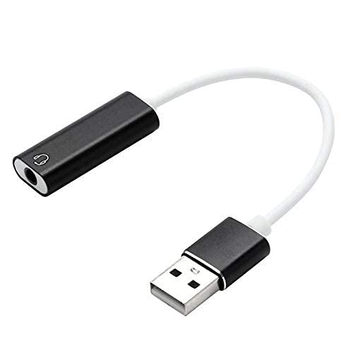 2 in 1 External USB Sound Card USB to 3.5 mm Headphone and Microphone Jack for Windows, Mac, Linux, PC, Laptops, PS4 (Random Color)-image-16