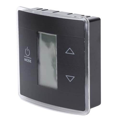Julihai Termostato de Zona única para Vehículos Recreativos 3316250.712 Pantalla LCD de Control Digital Preciso para Remolques de Vehículos Recreativos, Termostato de Pared de CA Fácil de Usar para