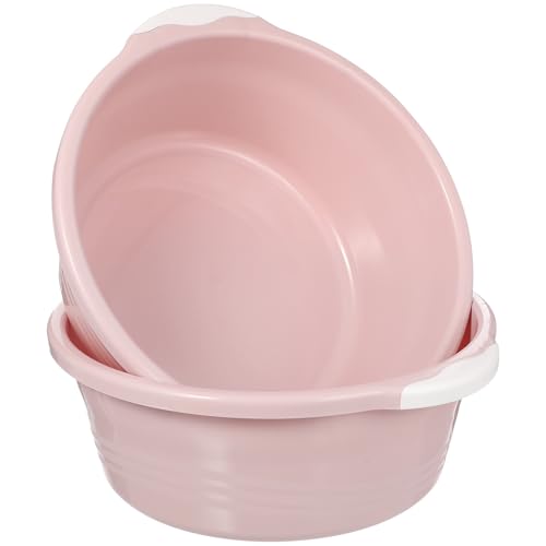 Bassines en plastique PP lot de 2 bacs de lavage antidérapants pour la maison et la cuisine