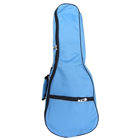 Image of Ukulele Case with 5MM Sponge Padding Adjustable Shoulder Strap 21 Inch (26 Inch, Blue)