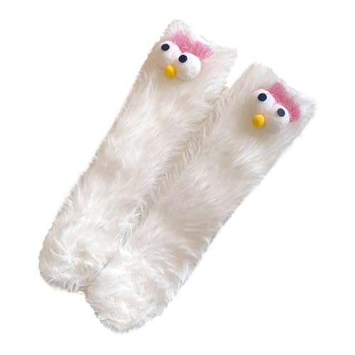 Image of TFTSR Crazy Funny Fuzzy Silly Socks for Kids Women,Girls Fluffy Slipper Novelty Fun Socks,Boy Men Cute Cozy Soft Animal Socks