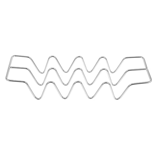 Garneck 1pc Burrito Stand Wire Baking Rack Can Taco Pizza Serving Plate Hanging Refrigerator Wine Rack Tacos De Home Taco Holder Premium Taco Holders Steel Taco Silver 304 Stainless Steel