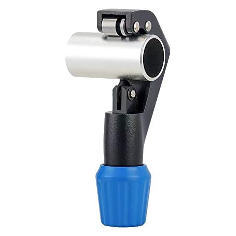 Farbetter Bicycle Tube Cutter, Mountain Bike Front Tube Cutting Tool, Bike Front Head Fork Handlebar Tube, Seat Post Cutter, 6-42mm/ 4-30mm Open Caliber with a Spare Blade (Black) Cover