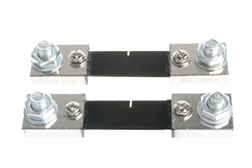 Image of NOYITO 75 Amps 75mV Metal Shunt Resistor External Shunt for Current Ammeter Analog Panel Meter (Pack of 2)