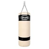 Last Punch Heavy Duty Black Punching Bag with Chains