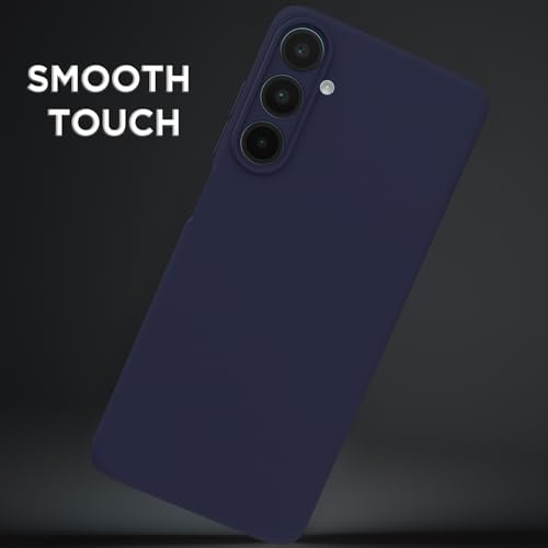 Image of Outlouders Back Cover for Samsung Galaxy M17 5G / A17 5G / F17 5G | Camera Protection | Durable Soft Matte Silicone Bumper Case (Blue)