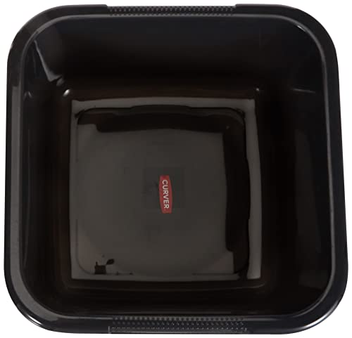 Curver 227932 Schüssel viereckig 10 l Kunststoff anthrazit 34,5 x 34,5 x 13,4 cm