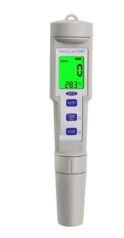 4 in 1 Meter High Accuracy Digital Tester for Water & Versatile Meter