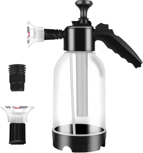 Pulverizador de Espuma para Coche 2L Botella Pulverizadora con Bomba, Botella de Espuma para Lavado Manual de Coches, Pulverizador Botella para Lavado de Coches, Jardinería, Hogar, Cuidado de Mascota
