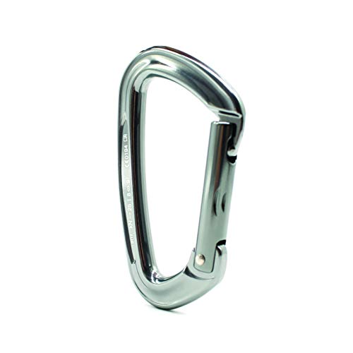 Mosquetão em alumínio sem trava reto USClimb CE EN 25KN