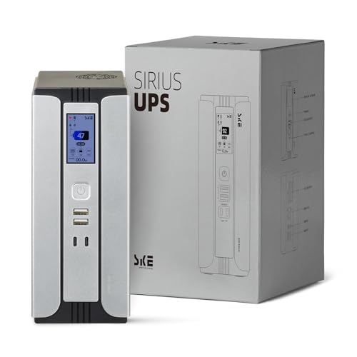 SKE Mini UPS Onduleur 30000mAh Batterie Coupure de Courant 12V/9V/ Mini Onduleurs Alimentation sans...