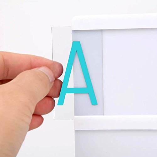 Letreiro Quadro Led Light Box Cinema A4 Colorido 96 Letras