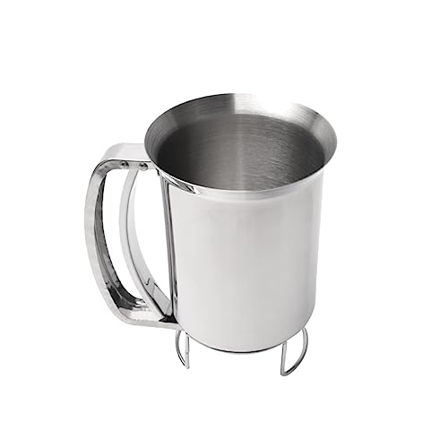 FUNOMOCYA Cupcake Batter Dispenser Pancake Dispenser for Batter Stainless Steel Funnel Home Kitchen Tool