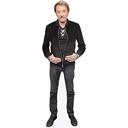 Johnny Hallyday (Black Outfit) Grandeur Nature Cover