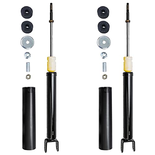 Image of Detroit Axle - 4pc Struts Shock Absorbers for 2013-2019 Ford Taurus, 2 Front Struts & Coil Spring Assembly 2 Rear Shock Absorbers 2014 2015 2016 2017 2018 Replacement