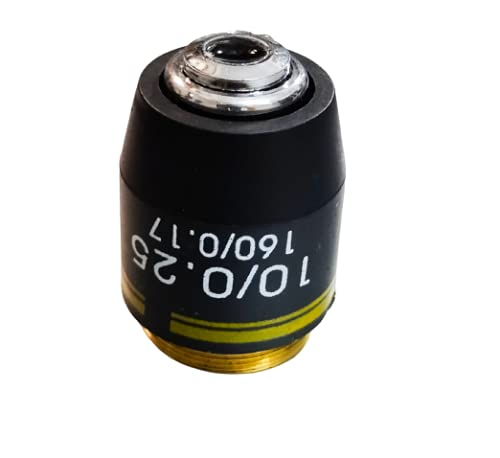 10x microscope objective lens