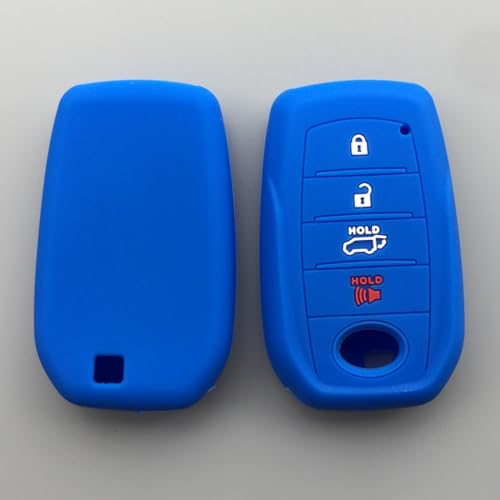 Funda de silicona para llave Toyota Land Cruiser antichoque con tacto suave antideslizante