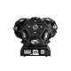 TINHAU 10 * 18W Moving Head Licht RGBW LED Rotation Disco licht Bühnenlicht mit DMX512 und Sound aktiviert Partylicht mit für Party Disco Club Hochzeit