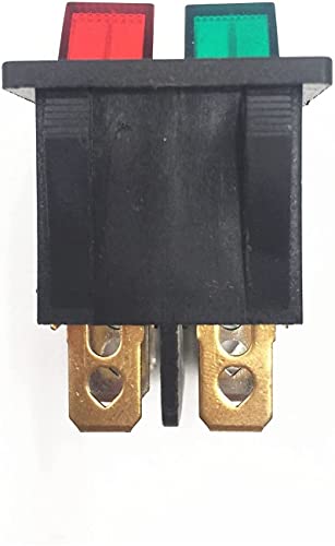 Interruptor basculante KCD3 doble 6 pines 20A 125V CA para barco y automoción 6