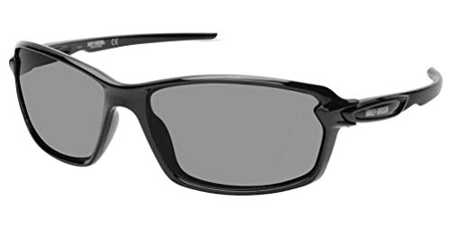 Harley-Davidson Men's Modern Rectangular, Black, 63-16-135