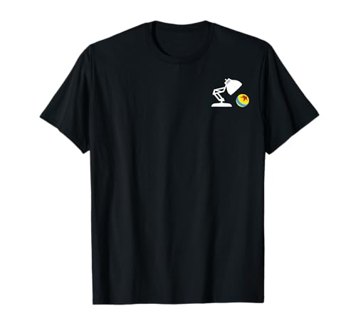 T-shirt Pixar Disney nostalgie des films d'animation de notre enfance avec lampe poitrine