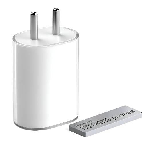 Image of Original Nothing 45W C-Type PPS Rapid Charger Adapter for Nothing Phone 3 | 3a Lite | 3a Pro | 2a | 2a Plus |2| CMF 2 Pro | S26 | Buds /Ear Stick, 45 W USB C Charging Adaptor, 45watt PPS Charge, White